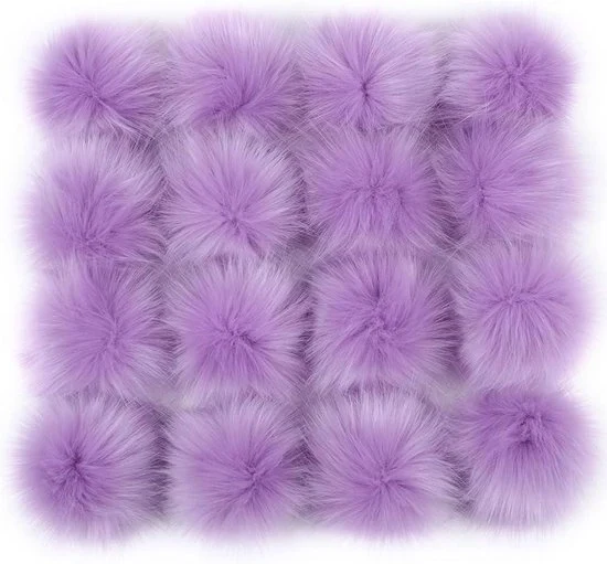 Faux Pelliccia Decorativa - 6 pezzi - 12-15 cm - Per Attività di Riciclo - morbido e soffice per creazioni DIY - cappelli guanti borse appesi decorazioni