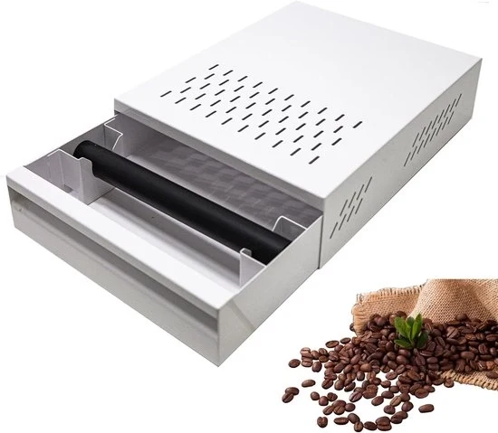 Coperchio per caffè - dispositivo di chiusura per vassoi - 1 pezzo - acciaio inossidabile - 35 x 25 x 9 cm