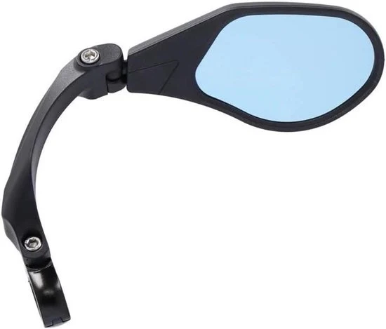 Specchietto retrovisore - Visibilità sicura da dietro - 1 pezzo - Nero - Plastica