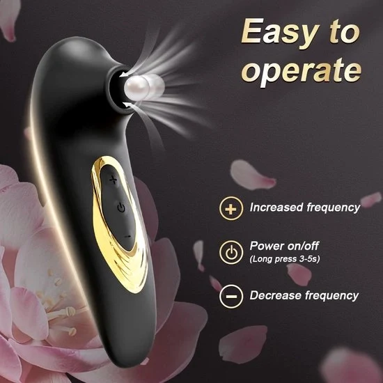 Mini vibratore a bassa pressione - Stimolatore clitorideo e G-spot - Vibratore da viaggio - Stimolatore clitorideo e G-spot con tecnologia a bassa pressione - Articolo da gioco sessuale