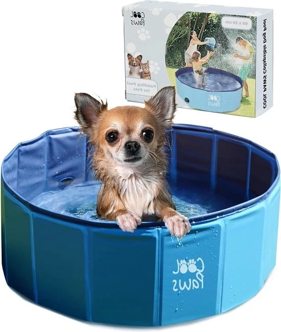 Zwembad per bambini e animali domestici 60 x 20 cm - bagno per cani e gatti - vasca per animali - impermeabile - per uso interno ed esterno - bagno per animali portatile