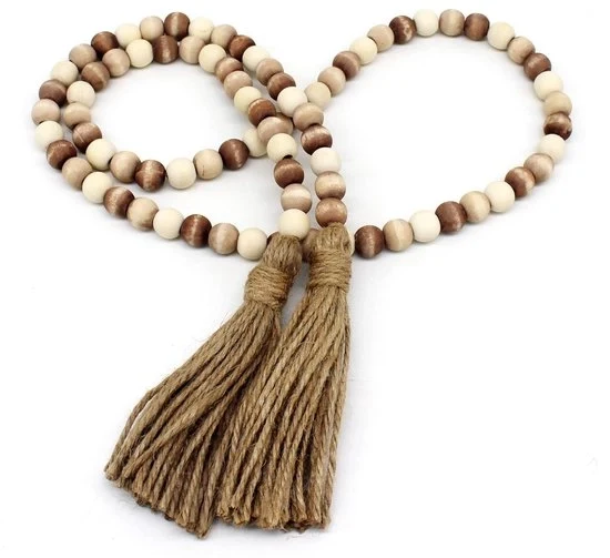 Decorazione a corde di juta - Finestra naturale - 150 cm - Corda di juta