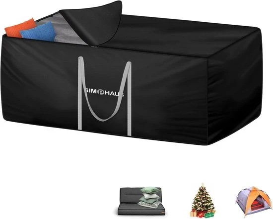 Ombrello per Giardino - Impermeabile - 1 pezzo - Nero - Oxford - 125x80x60cm