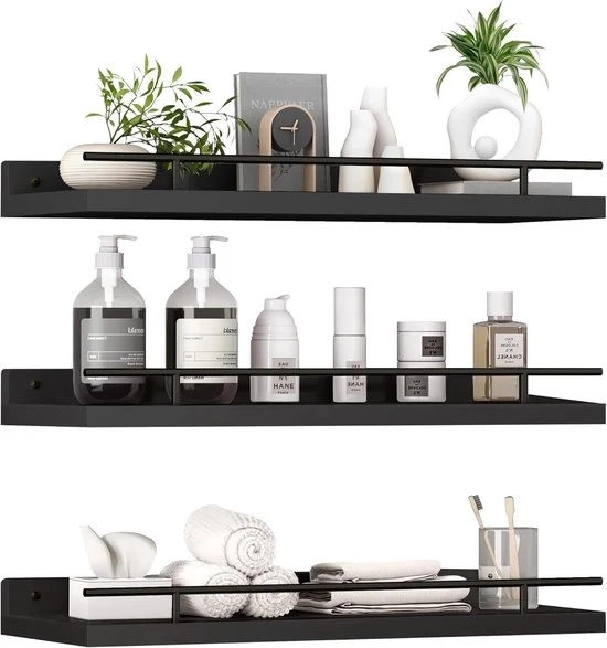 Rack a 3 piani per cucina e bagno - multifunzionale - in legno