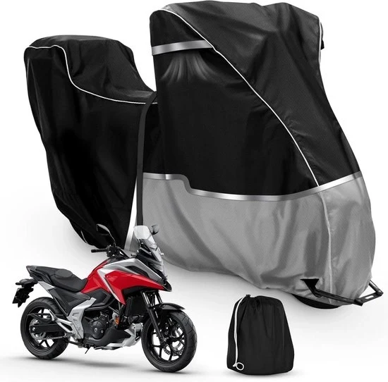 Copertura motocicletta impermeabile per Honda CRF1100L Africa Twin - impermeabile - resistente all'inverno - 420D Oxford - corda elastica - chiusura ermetica