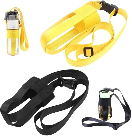Portatile Waterfles Supporto Borsa - Flessibilità con Cinturino a Spalla - 2 pezzi
