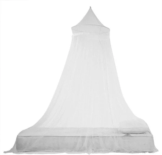Pavimento in stile tenda soffice elegante senza chimica decorazione camera da letto all'aperto e all'interno installazione semplice - Tenda di rete - bianco Tenda di rete