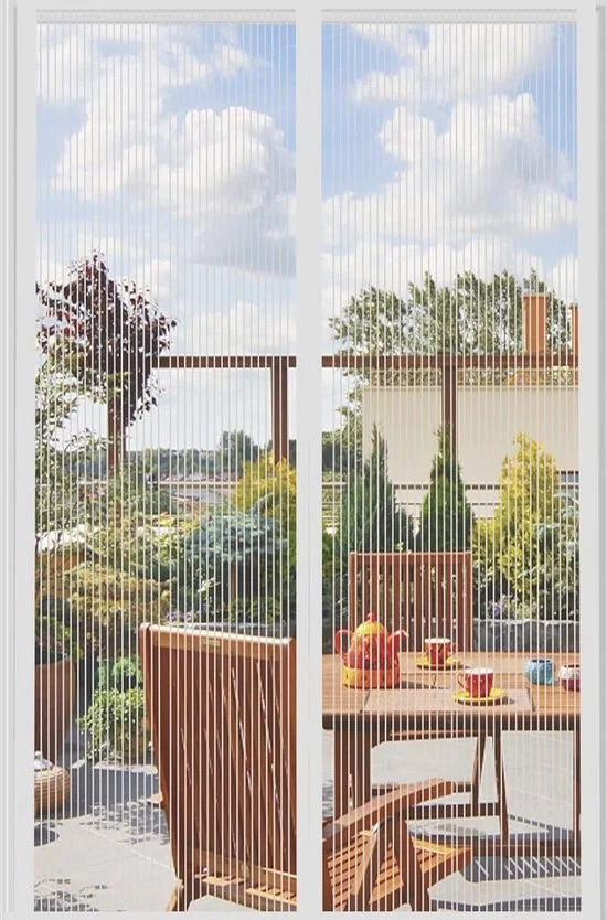 Muggengordijn Magnetico - Insectoscherm senza Forare - 100 x 210 cm - Bianco - Canapa