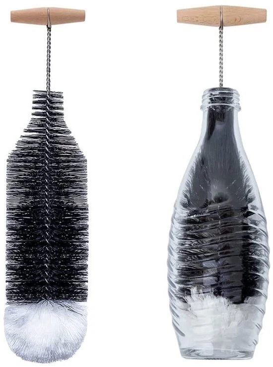 Spazzola per bicchieri 35 cm - Resistente al grasso - Ideale per bicchieri in vetro