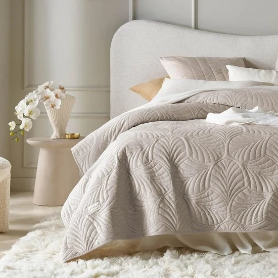 Sprei in flanella elegante - adatto per letti 180x200 cm o 200x200 cm - alta qualità flanella