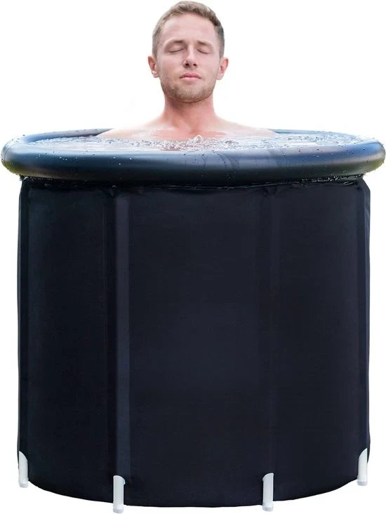 Bagno con Ice Bath 80 cm XL - Con Cappotto Isolante - Ripiegabile e Inclinabile - Bagno - Vasca da Bagno - Bagno con Gel Idrotermale