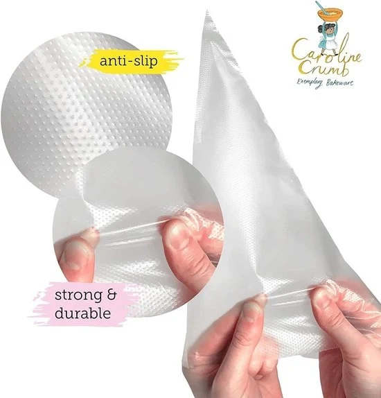 Sacche di piping riciclabili da 30 cm - decorazioni per torte e dessert spennellabili riciclabili