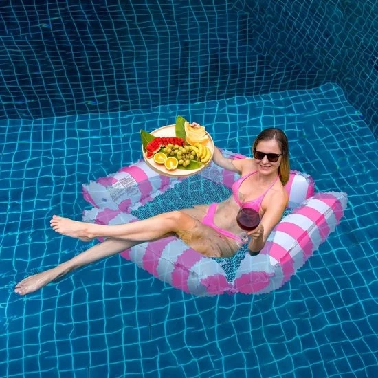 Hangmat Acquatica 122 x 122 cm - Hangmat Galleggiante con Pompa a Vapore | Piscina Idrostatica Inflabile per Adulti e Bambini
