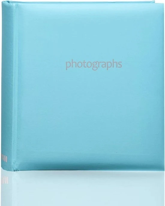 Album fotografico da 200 foto, pastello blu, 23 x 23 cm