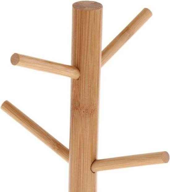 Mokhouder in legno standard - mokrek a forma di albero per 8 mokken - mobile per il piano di lavoro per tazze da caffè e da tè, cassettiera per caffè