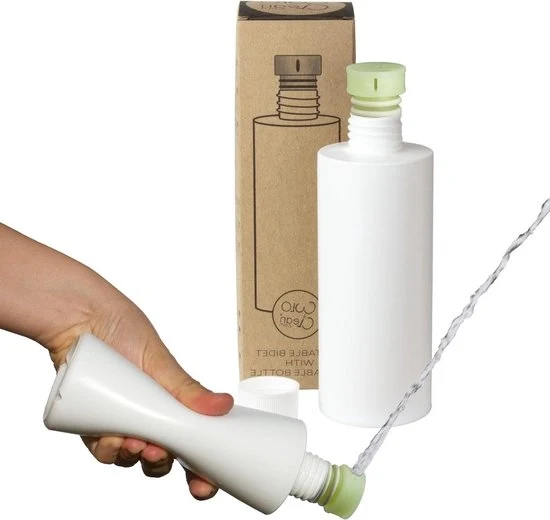 Bidet portatile per bagno o viaggio - Peri-fles per signore e signori - spray a mano per igiene personale - Fluorescente. Peri bottle