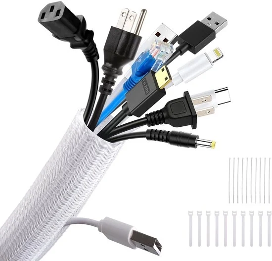 Cavo elettrico a secco - canale 19 mm - 6 m - bianco