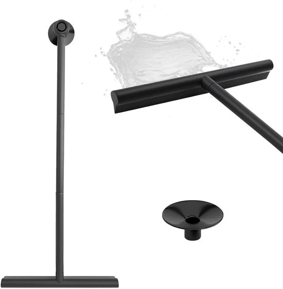 Douchewisser duraturo - Manubrio regolabile - Nero - TPE-rubbers