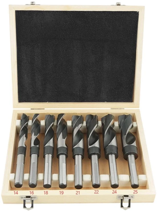 Boorset con 8 diverse misure - 14 mm, 16 mm, 18 mm, 19 mm, 21 mm, 22 mm, 24 mm, 25 mm