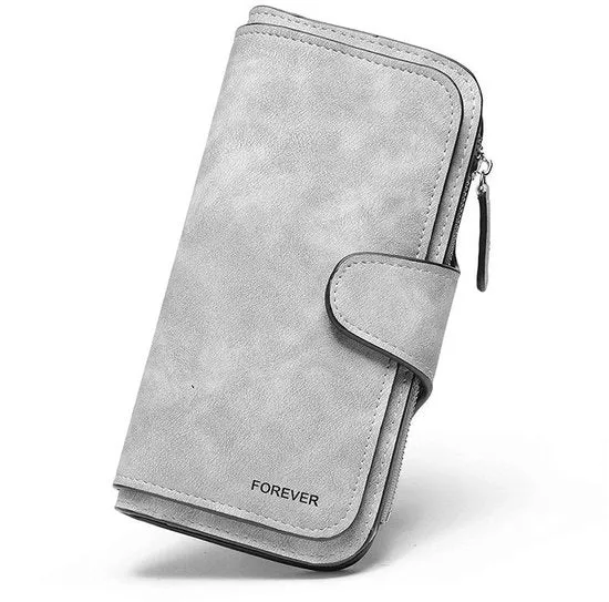 Portafoglio per donna con grande capacità - design elegante - pelle PU