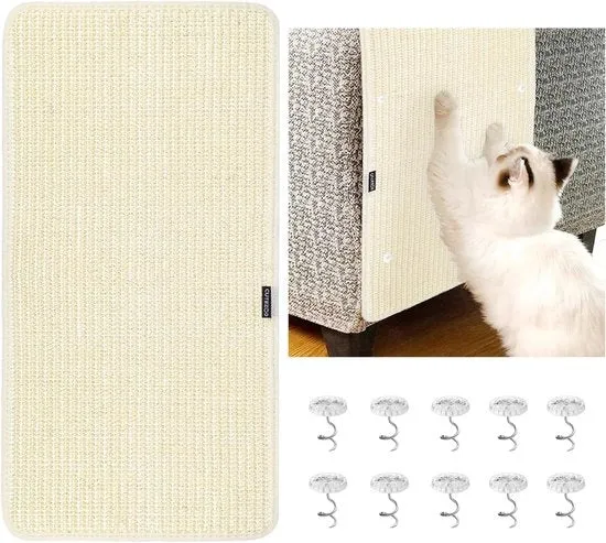 Mat di protezione per mobili - 1 pezzo - sisal - 20 × 60 cm
