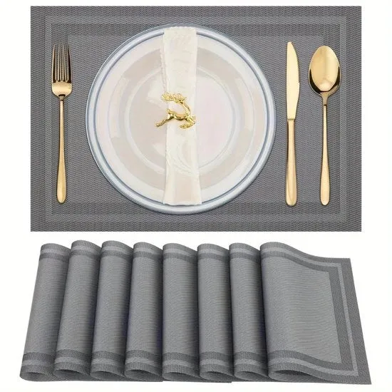Piattino da tavola elegante - protezione antiscivolo per la tavola da pranzo - lavabile