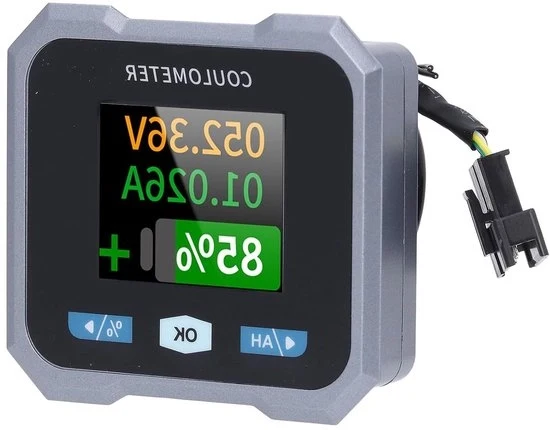 Monitor di Batteria 400A 10 V-100 V - Misuratore di Tensione Corrente Capacità per Camper Auto e Barche