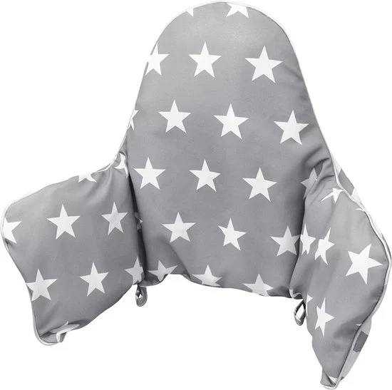 Cuscino di seduta integrato con cuscino gonfiabile per seggiolino per bambini IKEA Antilop colore grigio stelle