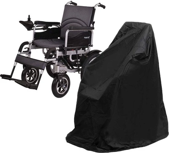Cuscino di Protezione per Sedie a Rotelle - 420D Oxford Impermeabile - Dimensioni 100 x 75 x 100 cm - Nero