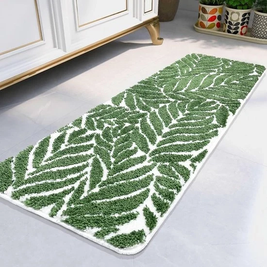 Matrice antiscivolo in verde scuro - assorbente acqua - coppia