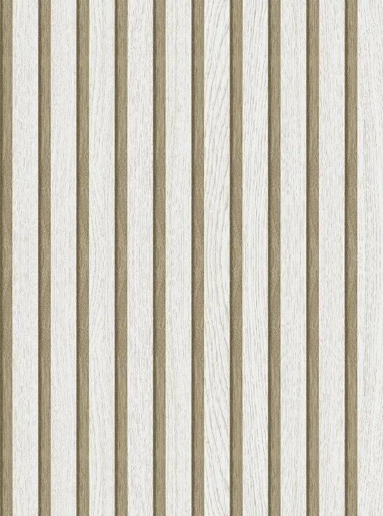 Tappeto da Parete 3D-Effect - Realistico Tessuto di Legno - 1 Rullo - Nocciolo e Quercia - Vinile - 44,5 x 1000 cm
