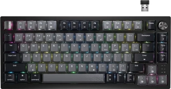Tastiera da Gioco con Illuminazione - Tastiera da Gioco Meccanica - Tastiera Multimedia - Qwertz/Qwerty - Illuminazione RGB - Illuminazione a Led - Tastiera Ergonomica
