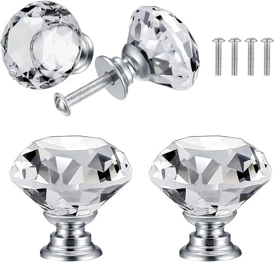 Knoppi per mobili - maniglie per cassetti - 4 pezzi - 30 mm