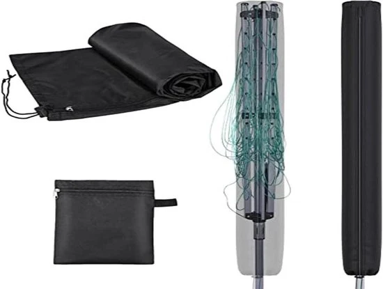 Coperchio impermeabile per mulino a secco - acqua e UV resistente - 1 pezzo - nero - 420D