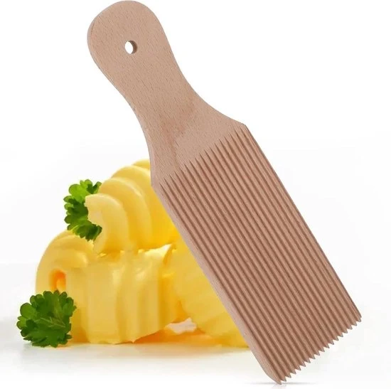 Piastra per gnocchi in legno di betulla – Piastra per pasta con pedale garganelli – Accessorio per macchina per impastare – Per gnocchi, maccheroni, cavatelli e spätzle