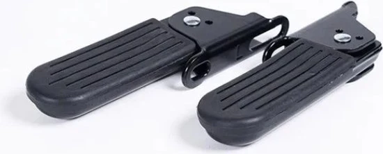 Sostegno pedale per fatbike nero 2 pezzi