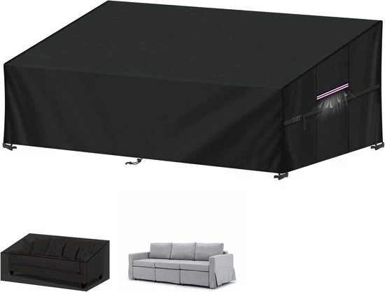 Copertura per Bancopiazza - Impermeabile Contenitore - 1 pezzo - Nero - Tessuto Oxford - 208x99x89/61cm
