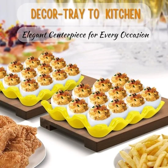 Scatola per uova in ceramica - 12 tazze - contenitore decorativo per uova - 2 pezzi - porcellana