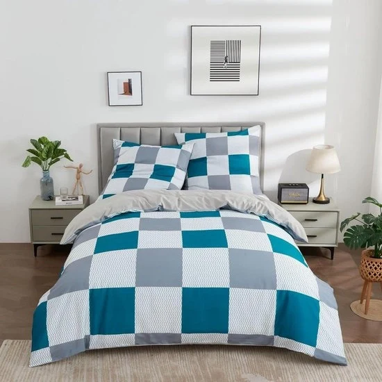 Set di Coprifuoco a Duvet in Microfibra soffice - 220 x 240 cm + 2 x 80 x 80 cm
