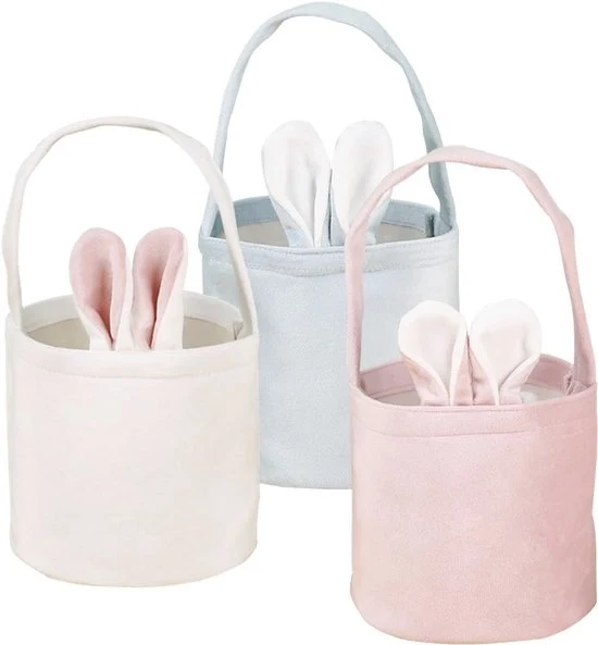 Set di 3 Osteri con Maniglione – Osteri per Bambini, Osteri Riutilizzabili e Borse di Pasqua per Regali