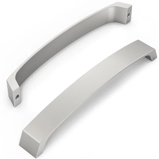 Griffe per mobili - 192 mm - satinato nichelato - 10 pezzi