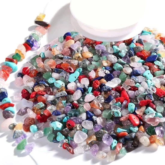 Set di Perle di Cristallo - Gioielli Fai da Te - 200 Pezzi - Naturale