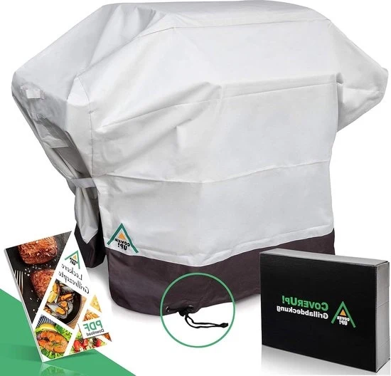 Barbecue hoes premium - 141 x 65 x 115 cm - Impermeabile 600D Oxford poliestere - Copertura protettiva per barbecue