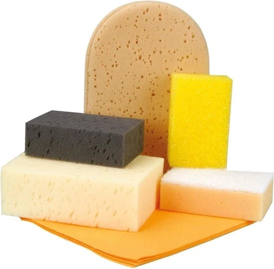Set di 6 pezzi per uso domestico con rivestimento ceramico - 71414 Spugne per pulizia