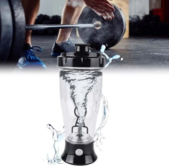 Shakebeker elettrico - 350ml - Batterie AA - Nero - Obbligatorio per tutti gli atleti