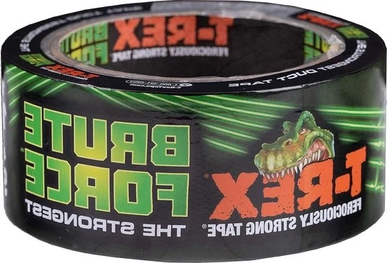 Nastro Adesivo a Forza Bruta - Nero, Supporto Idrorepellente, Resistente, 48mm x 9.1m