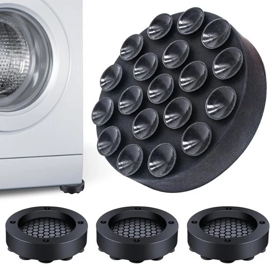 Set di antislip per lavatrice - set di 4 - dimensioni 6,4 x 6,4 x 1,5 cm