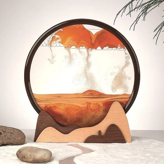 Arte del Sottosuolo - Arte del Sottosuolo in Movimento - Sandscape - Camminatore di Sabbia - Arte della Sabbia - Decorazione di Casa - Premium