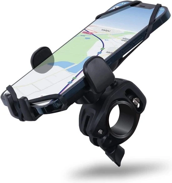 Sostegno per telefono da bicicletta iPhone 14 Samsung Galaxy A52 - Montaggio universale - 360° ruotabile Sostegno per telefono da bicicletta