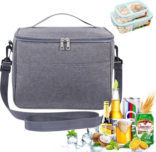 Borsa a Spalla per Camping, BBQ, Escursioni e Spiaggia - Borsa per Pic-Nic - Borsa per Pernottamento - Termo Isolante